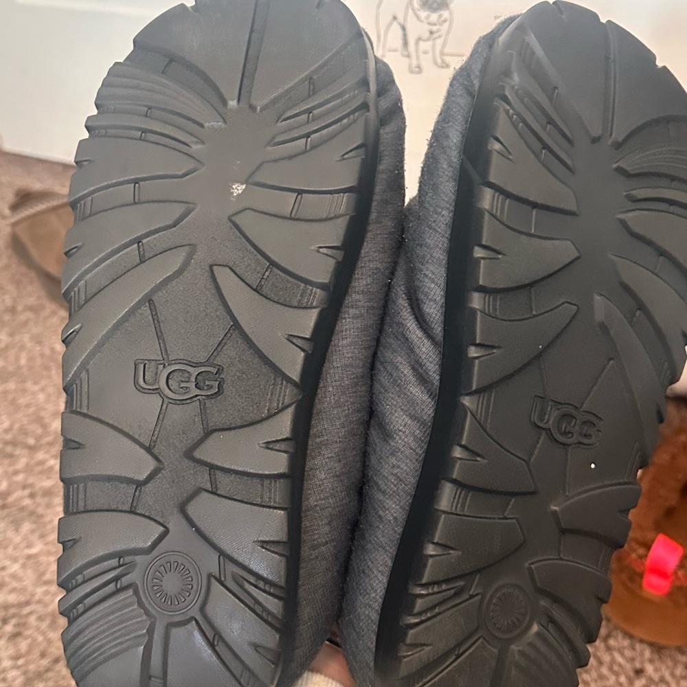 UGG Dark Gray Slippers - Picture 6 of 6